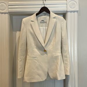 Alice + Olivia white blazer, sz 4